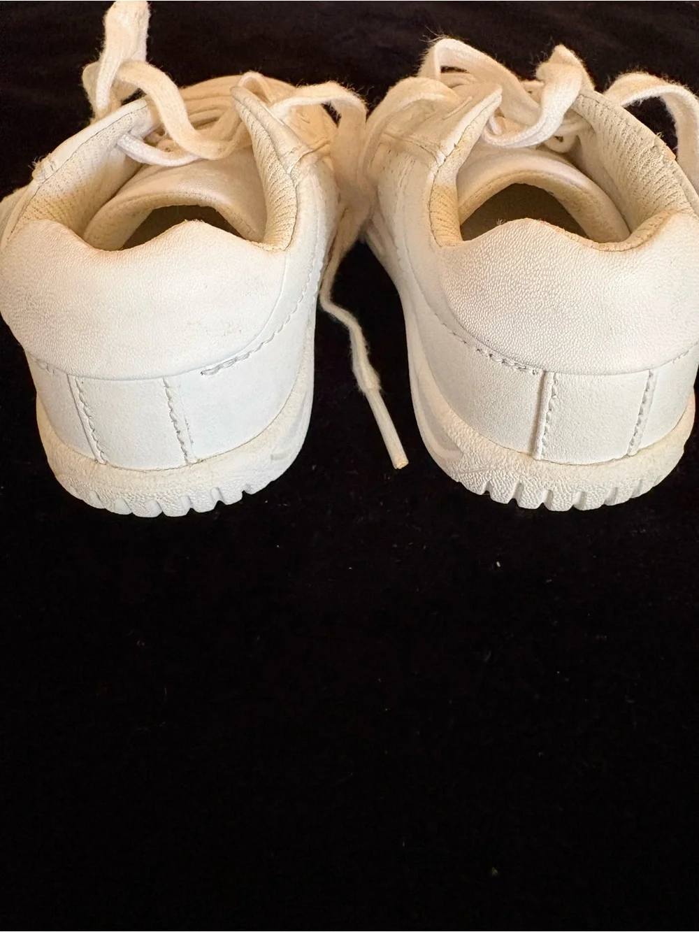 Stride Rite White Lace-Up Baby Walker Sneakers “Shorty”